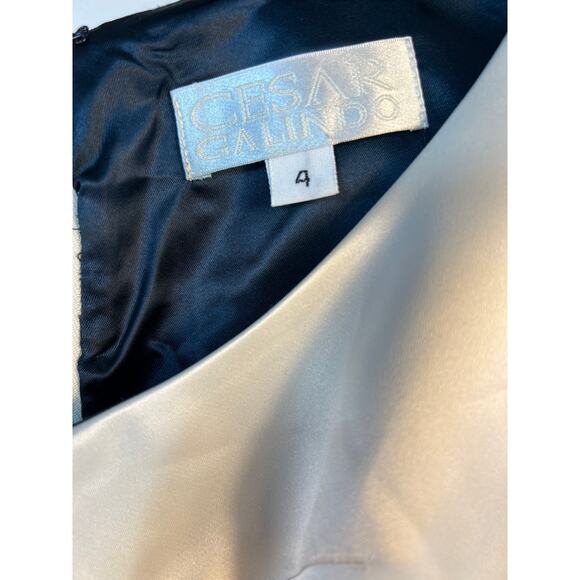 Cesar Galindo vintage Lace maxi size 4 sleeveless Maxi Dress. - Picture 3 of 9